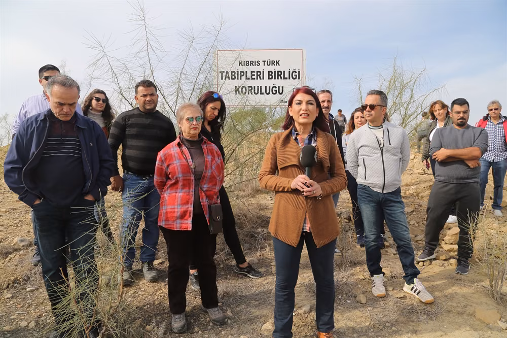 KTTB Ormanı’na Fidan Dikildi