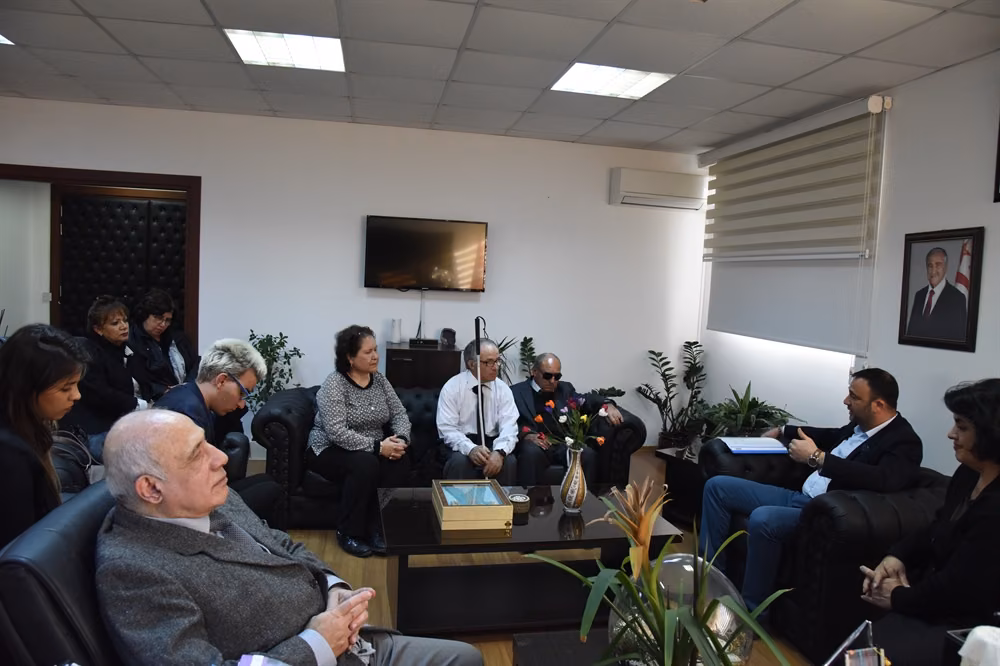 Çeler, Engelliler Federasyonu Heyetini Kabul Etti