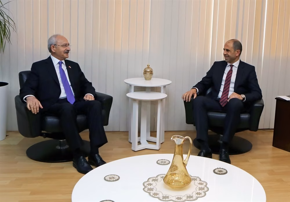 Başbakan Yardımcısı ve Dışişleri Bakanı Özersay, Kılıçdaroğlu’nu Kabul Etti