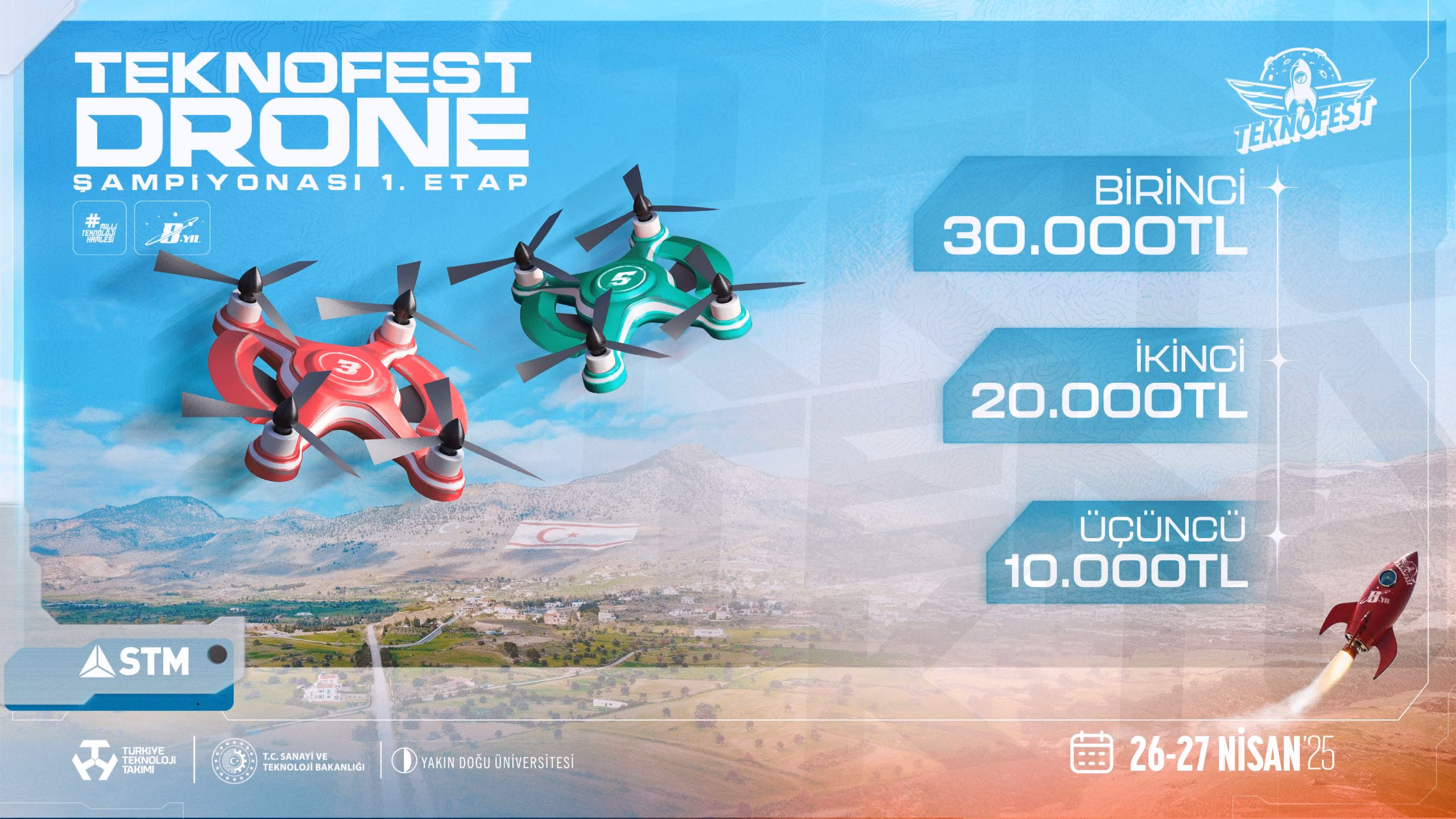 TEKNOFEST 2025 Drone Şampiyonası 1. Etabı KKTC'de Başlıyor!