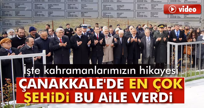 Çanakkale'de En Çok Şehidi Bu Aile Verdi