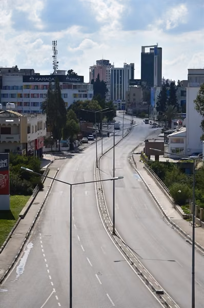 Lefkoşa’nın En İşlek Caddelerinde Alışılmadık Görüntüler...