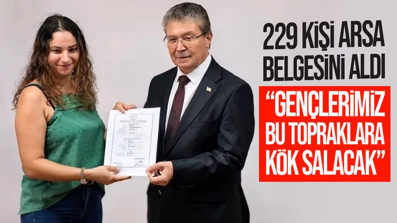 229 Hak Sahibine Kırsal Kesim Arsa Belgesi Dağıtıldı