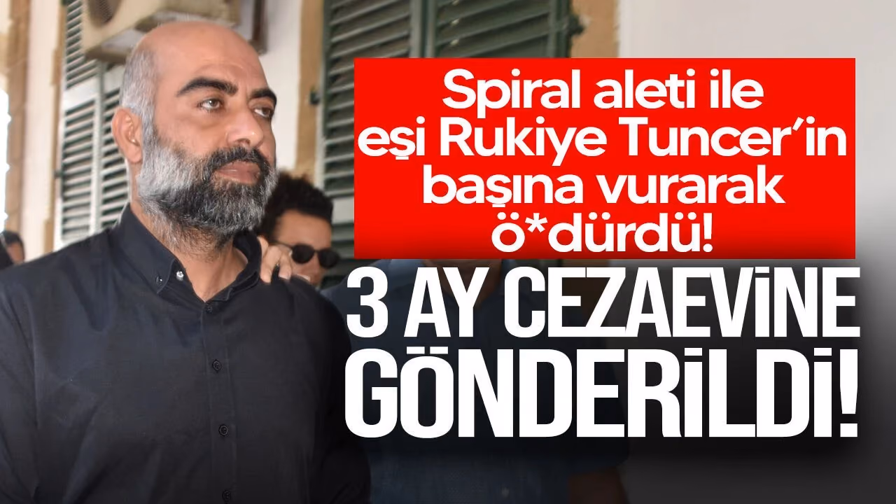 Eşini Öldüren Zanlı 3 Ay Cezaevine Gönderildi!