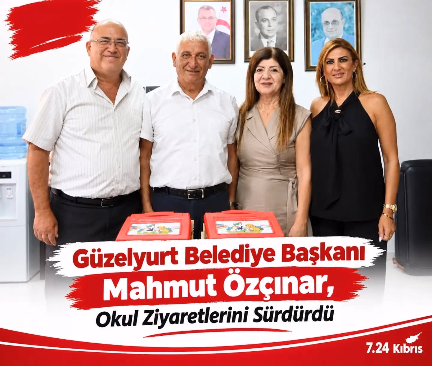 Güzelyurt Belediye Başkanı Mahmut Özçınar, Okul Ziyaretlerini Sürdürdü