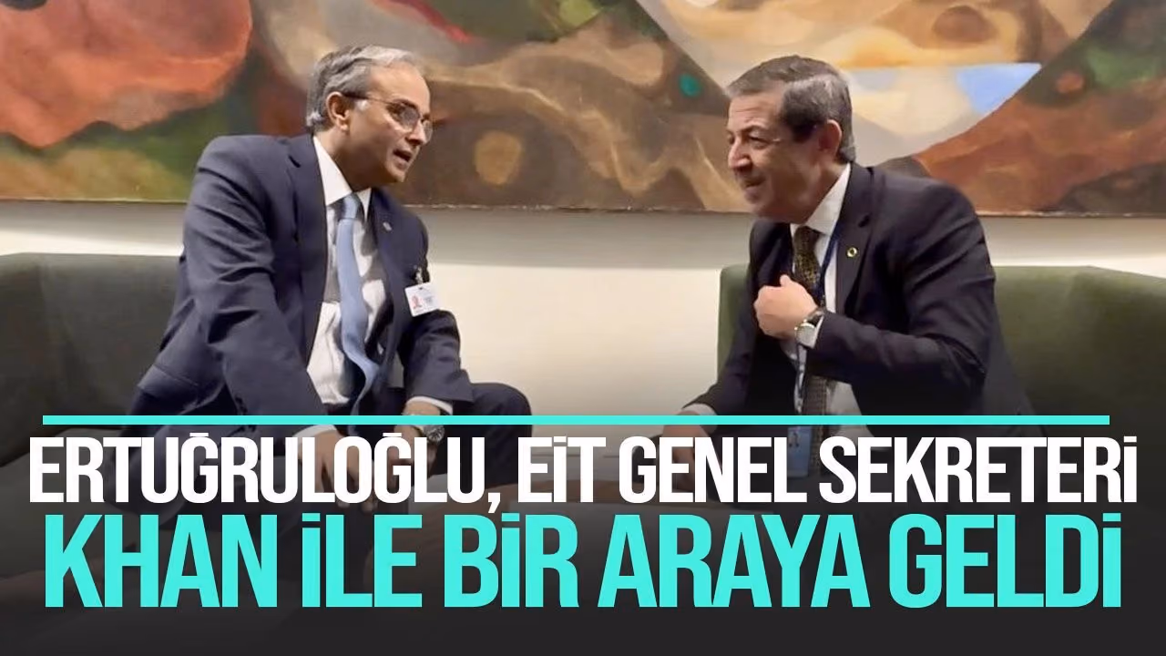 Tahsin Ertuğruloğlu, EİT Genel Sekreteri Asad M. Khan ile Görüştü