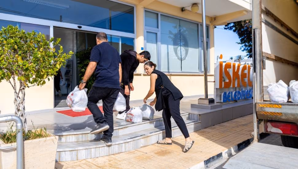 Afik For The Community’den İskele Belediyesi’ne 100 Gıda Kolisi Bağışı - 2