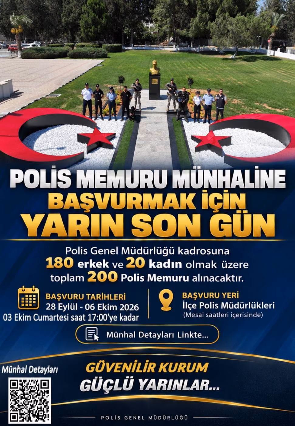 Polis Alımında Başvurular İçin Son Gün Bugün