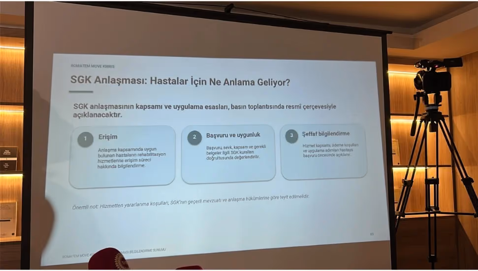 SGK Kapsamındaki Türkiye Cumhuriyeti Vatandaşlarına ROMATEM’de Fizik Tedavide Yeni Dönem