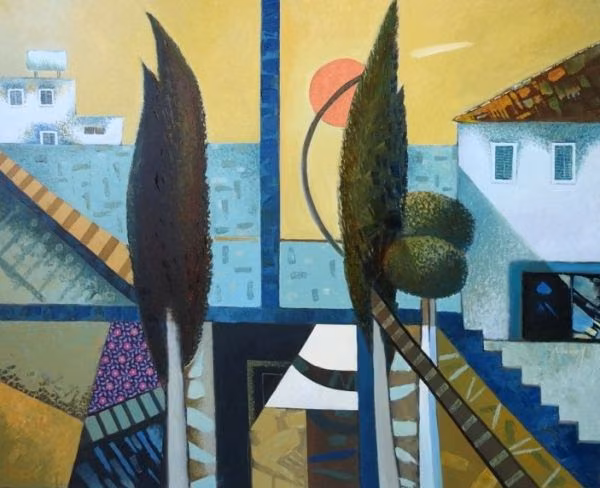 Kıbrıs Modern Sanat Müzesi İçin, Sanatçı ve Akademisyen Doç.Dr.Murad Allahverdiyev’in 25 Eserden Oluşan “Adadan Esintiler” Adlı Kişisel Sergisi 29 Temmuz Çarşamba Günü Açılıyor.