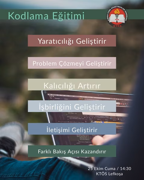 KTÖS İlkokul, Okul Öncesi ve Özel Eğitim Öğretmenleri İçin İnteraktif “Kodlama Eğitimi” Semineri Düzenleyecek