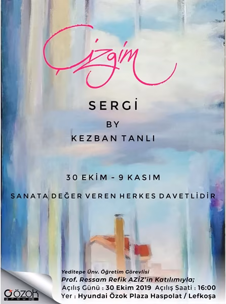 Kezban Tanlı’nın “Çizgim” Adlı İlk Kişisel Resim Sergisi Bugün Açılıyor