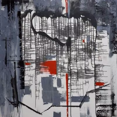 Sanatçı Anastasia Racovcena, Kıbrıs Modern Sanat Müzesi için Kovid 19 Karantina günlerinde “Olay Ufkusu, Cam Arkasında, Evimin Çatısında ve Arayış” adını verdiği eserleri tuvaline resmetti.