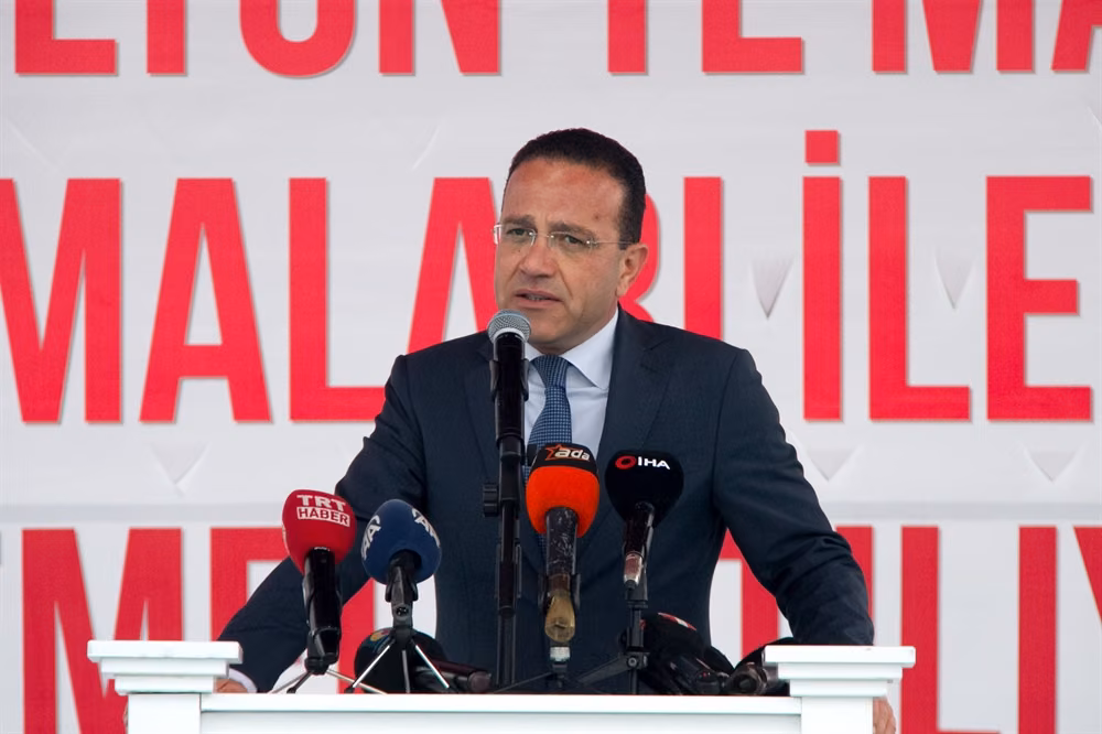 KKTC Sulama İletim Tünelinin Temeli Atıldı