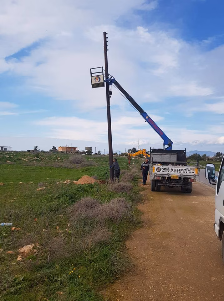 Türkmenköy Kırsal Kesim Arsaları Elektriğe Kavuşuyor