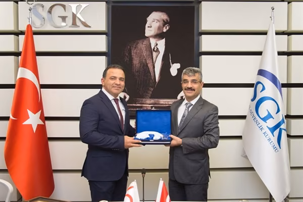 Çalışma Ve Sosyal Güvenlik Bakanlığı Yetkilileri  Ankara’da TC Sosyal Güvenlik Kurumu Yetkilileriyle Bir Araya Geldi