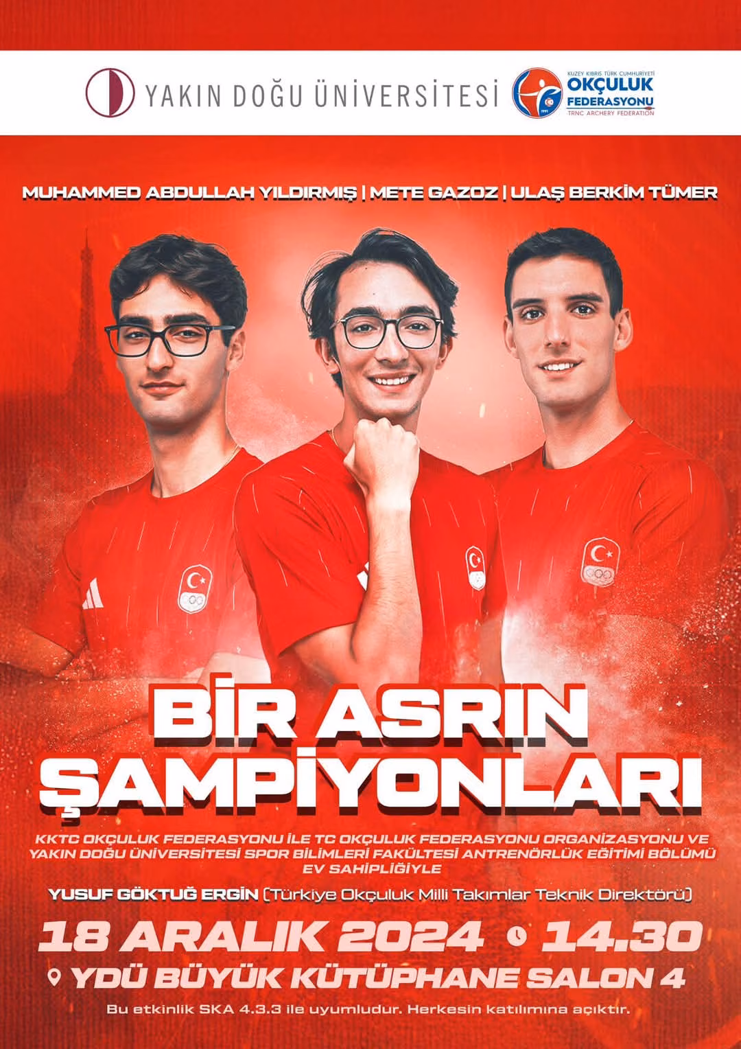 Olimpiyat yıldızları Yakın Doğu Üniversitesi’nde ilham verecek!
