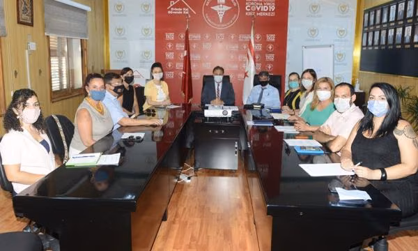 İki Toplumlu Sağlık Teknik Komitesi’nden Sağlık Bakanlığı’na Teşekkür Ziyareti”