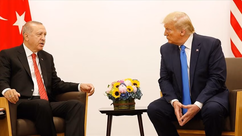 Erdoğan ile Trump Suriye'yi Görüştü