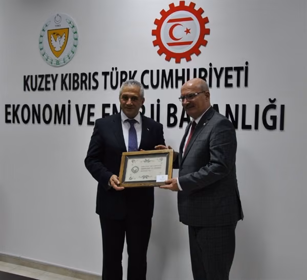 Ekonomi ve Enerji Bakanı Taçoy KKTC’ye Çalışma Ziyaretinde Bulunan Ato Heyeti ile Bir Araya Geldi