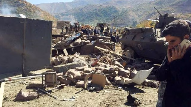 Hakkari Şemdinli'de Patlama: 4 Şehit