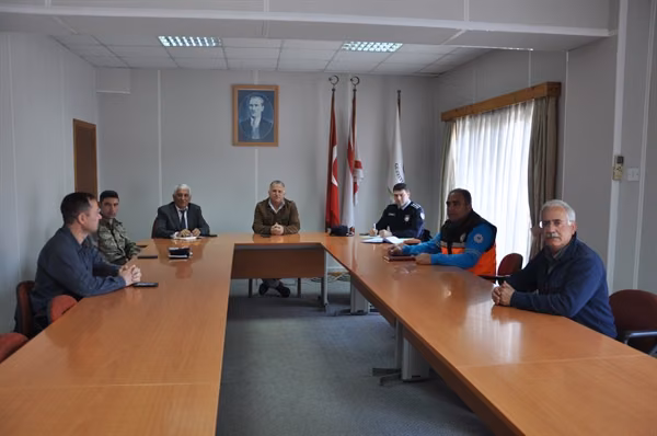 Güzelyurt İlçe Emniyet Kurulu Toplandı…Kurul Koronavirüse Karşı Önlemler Aldı
