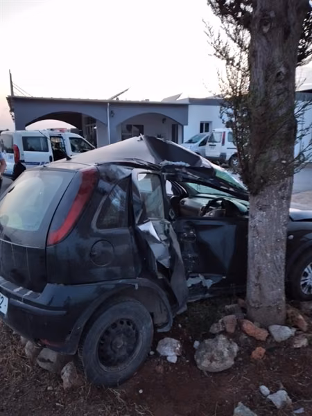 Mehmetçik Yakınlarında Trafik Kazası.. 1 Yaralı