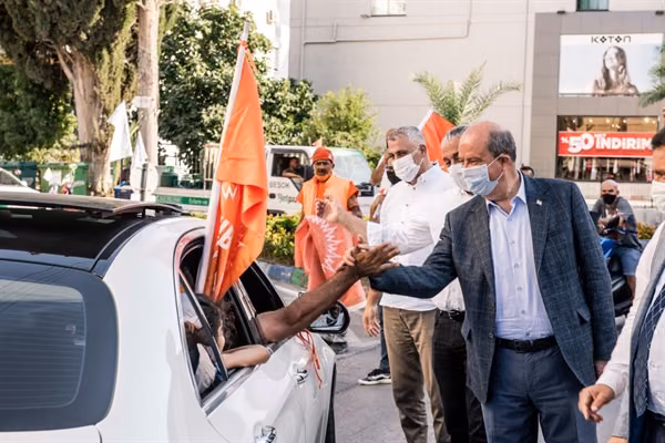 UBP Lefkoşa’da Seçim Konvoyu Düzenlendi-