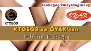 KTOEÖS ve Öyak Covid-19 Mücadelesi İçin 100 Bin Tl Bağışladı