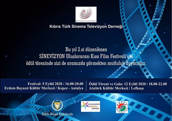 “Sinevizyon Uluslararası Kısa Film Festivali” Ödül Töreni ve Galası Lefkoşa’da Yapılacak