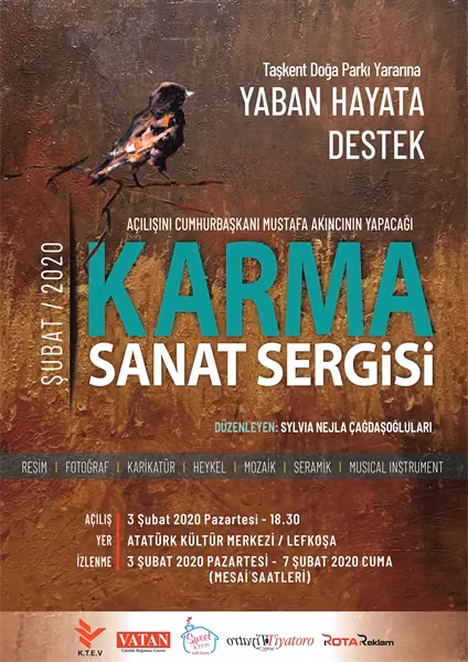 Yaban Hayatı Kurtarma Ve Rehabilitasyon Merkezine Destek Amacıyla Karma Sanat Sergisi Düzenleniyor