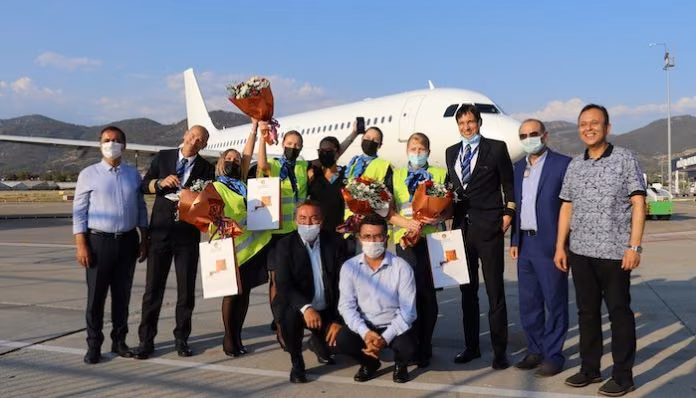 Alanya’ya İlk Uçuşu Gerçekleştirdi: Haftada Üç Kez Uçacak