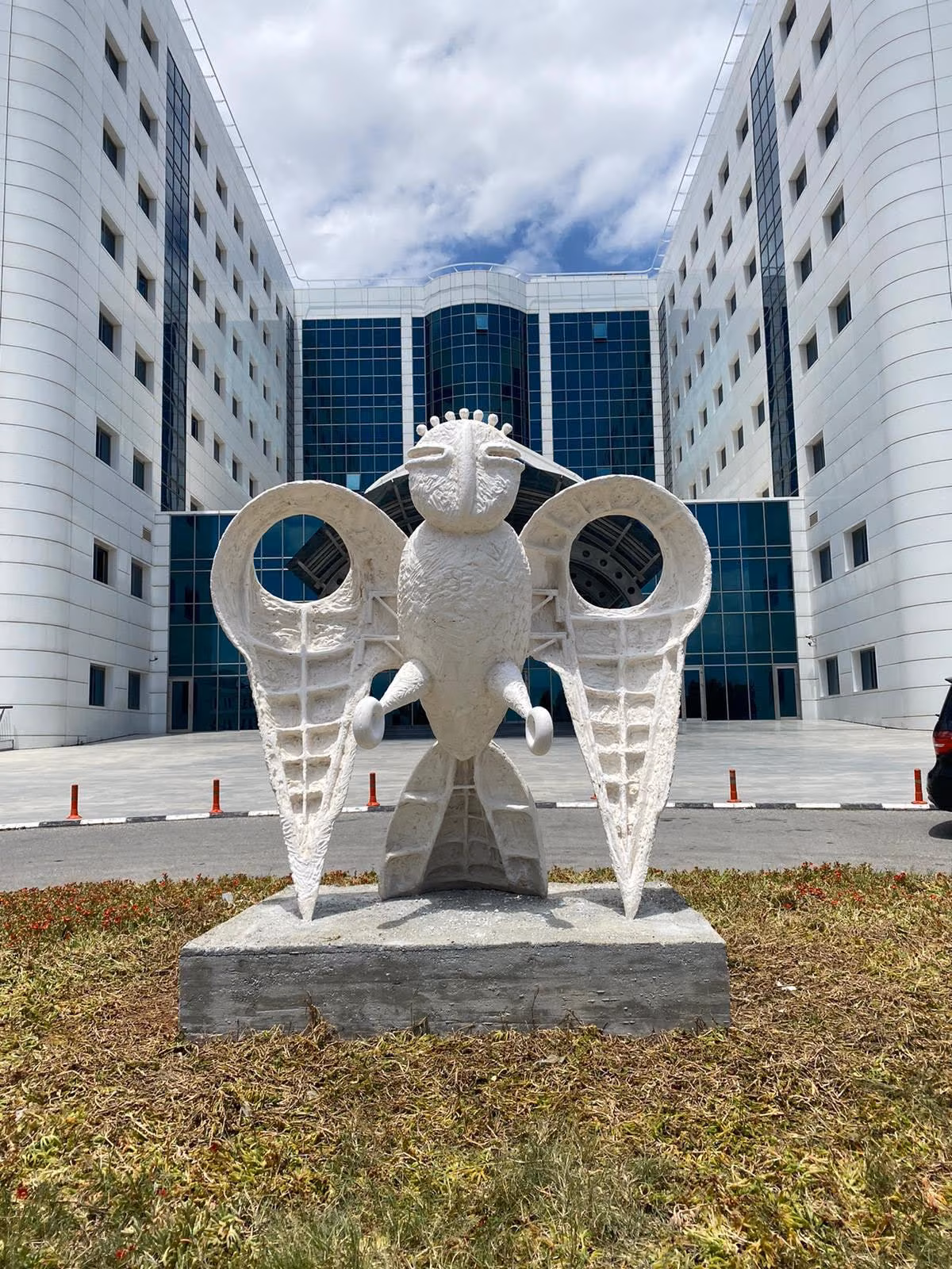 Kıbrıs Modern Sanat Müzesi için Heykeltraş Sanatçısı Talgat Zhumagulov “Baykuş ve Geçiş” adını verdiği iki heykel ile ressam Mirvokhid Mirsaidov ve Muratjon Urmanov karantina günlerinde ortay