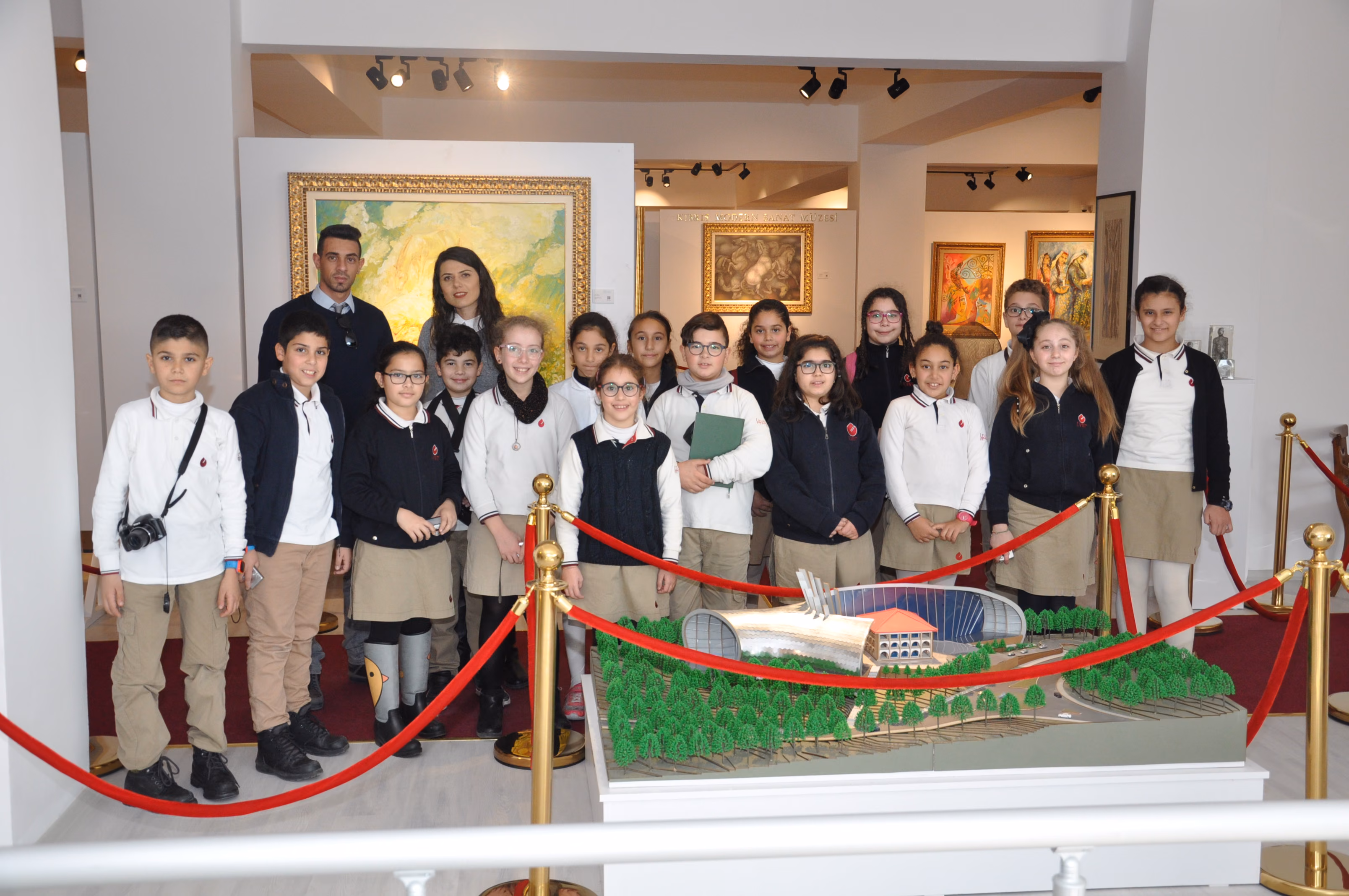 Levent İlkokulu Sanat Kulübü Öğrencileri’nden Kıbrıs Modern Sanat Müzesi'ne Yoğun İlgi…