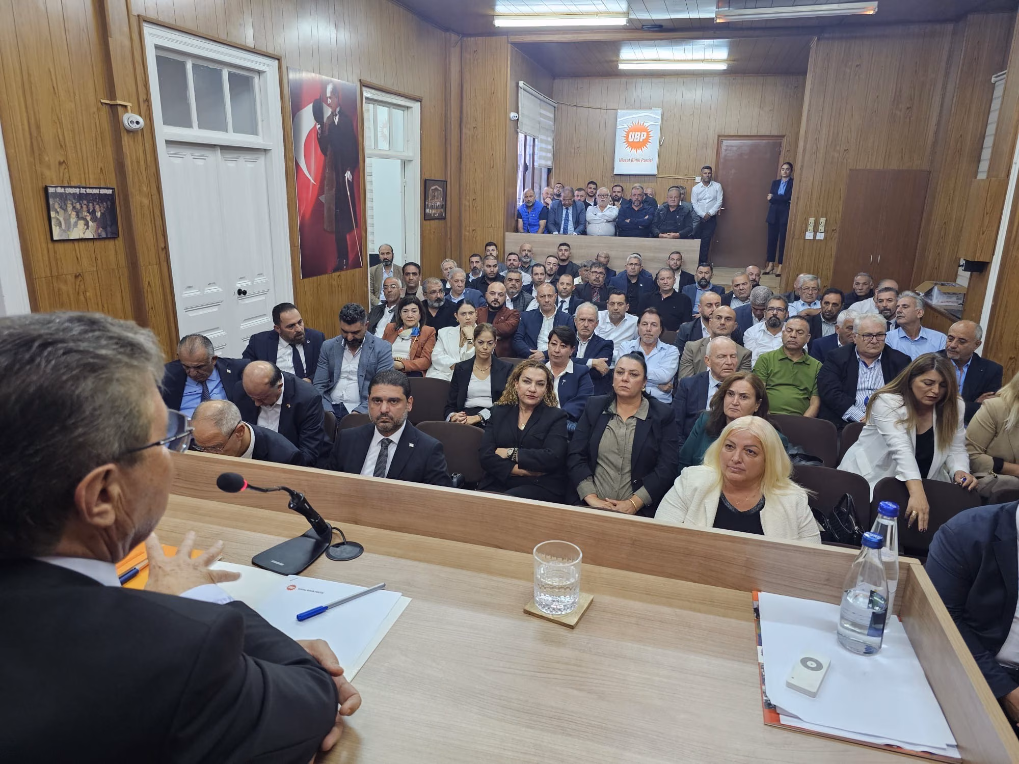 UBP Parti Meclisi, MYK ve İlçe Başkanlarından Genel Başkan Üstel’e Tam Destek