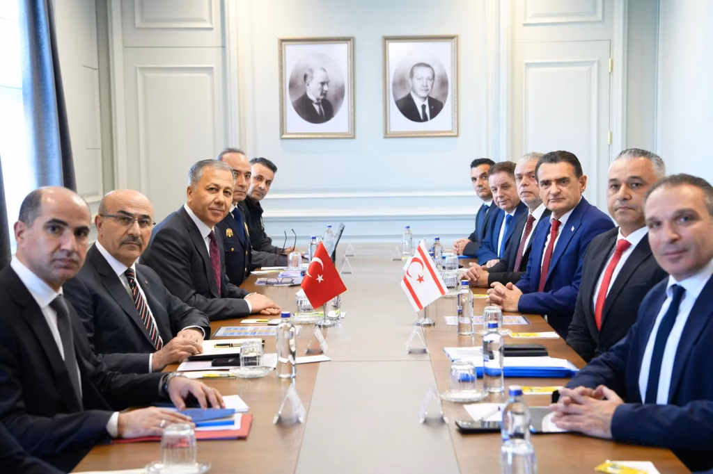 KKTC ve Türkiye İçişleri Bakanlıklarından güvenlik iş birliğini güçlendiren kritik görüşme!