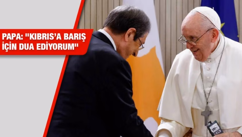 Anastasiadis – Papa görüşmesi: “Türk uzlaşmazlığı yüzünden 47 yıldır bölünmüş tek ülke kaldık"