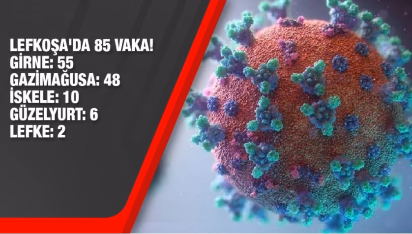 KKTC'de son 24 saatte 257 kişinin koronavirüs testi pozitif çıktı