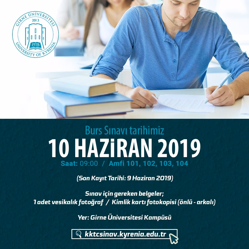 Girne Üniversitesi 2019 Burs Sıralama Sınavı 10 Haziran’da Yapılacak…