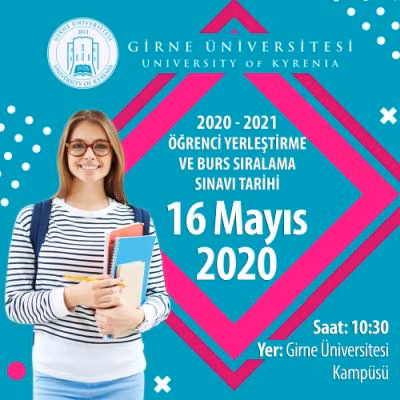 Girne Üniversitesi 2020 Burs Sıralama Sınavı 16 Mayıs’ta Yapılacak