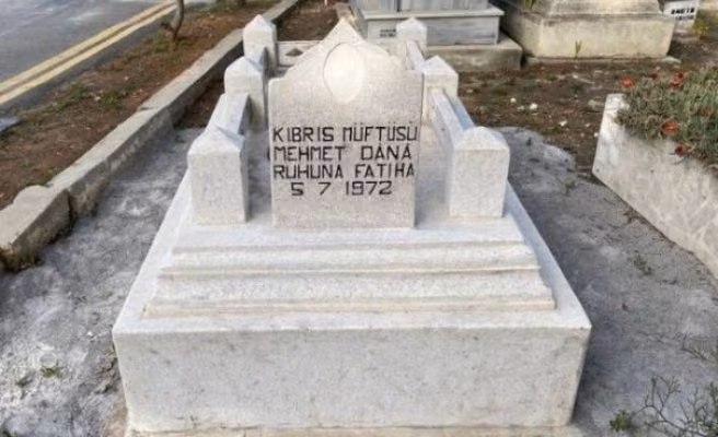 Kıbrıs’ın İlk Müftüsü Merhum Mehmet Dana’nın Kabri Onarıldı