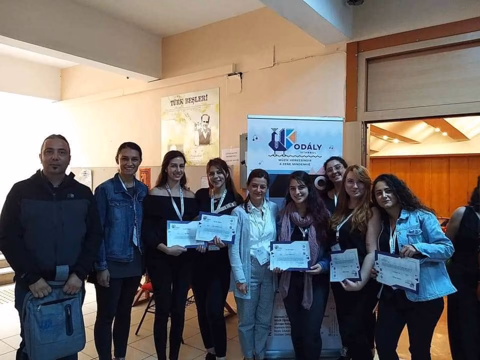 Yakın Doğu Üniversitesi Müzik Öğretmenliği Bölümü 2. Uluslararası Kodaly Eğitim Günlerine Katıldı…