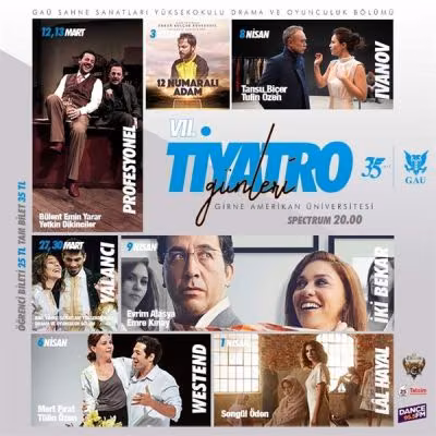GAÜ Tiyatro Günleri 12 Mart’ta Başlıyor