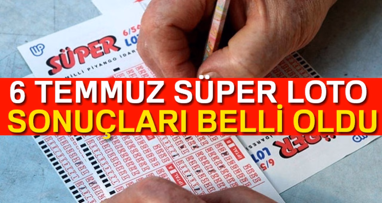 Süper Loto Sonuçları Açıklandı. Büyük İkramiye Nereye Çıktı?