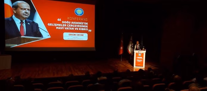 Tatar, ‘Doğu Akdeniz’de Mavi Vatan Kıbrıs’ın Önemi’ konulu konferans verdi
