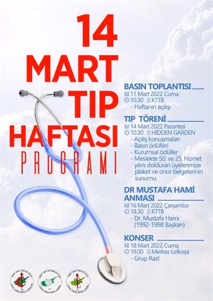 Tıp Haftası Etkinlikleri Yarın Yapılacak Basın Toplantısı ile Başlayacak