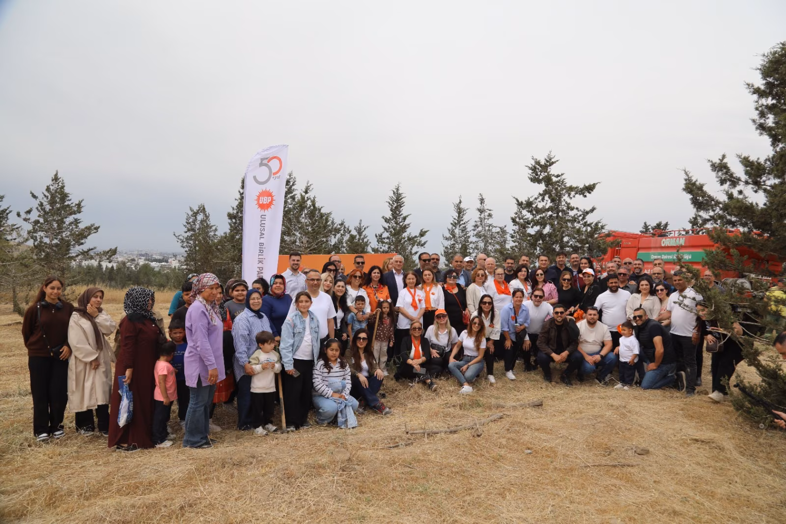 UBP 50. Yıl Ormanı’na Fidanlar Dikildi