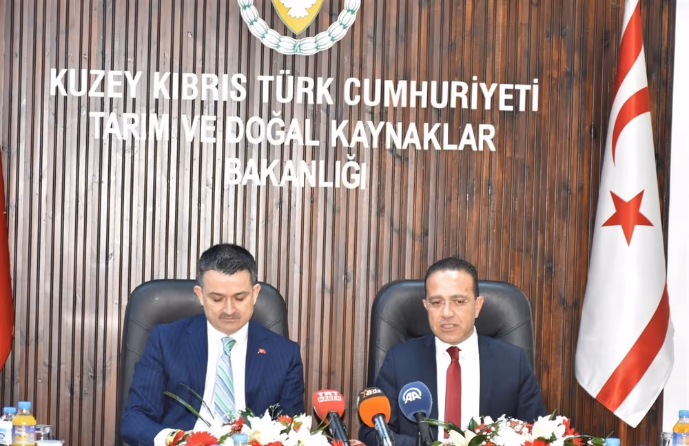 Türkiye Tarım Bakanı Pakdemirli Tarım Bakanı Şahali'yi Ziyaret Etti