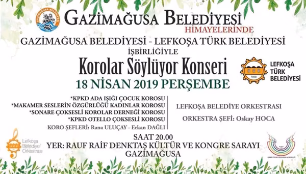“Korolar Söylüyor” Konseri 18 Nisan’da...