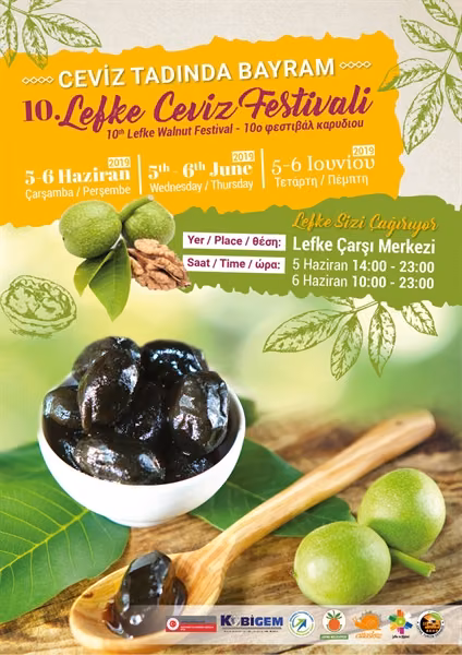 “10. Lefke Ceviz Festivali” 5 Haziran’da Başlıyor
